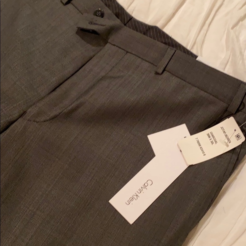 Men’s Calvin Klein dress pants. Size 36x30. Grey